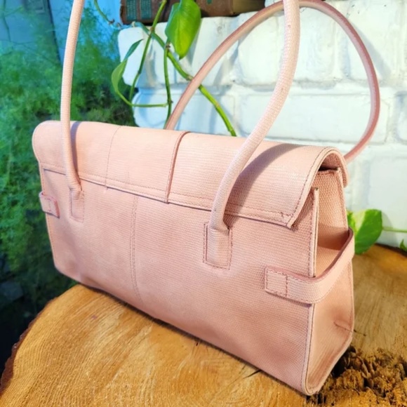 Vintage Lord & Taylor Reptile Pattern Leather Bag - Picture 9 of 15